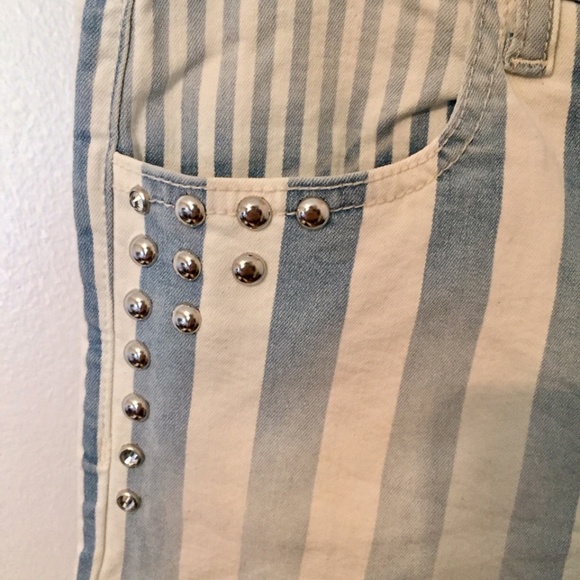 Skinny Stretchy Stripes Jeans, 27, New - Picture 3 of 8